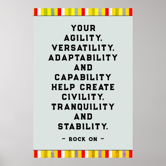 Mitarbeiteraufwertung Poster (Vorne)