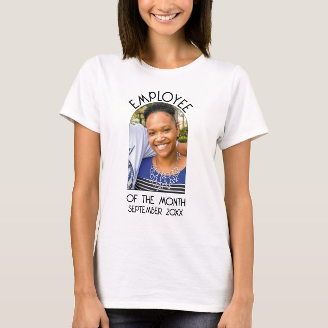 MITARBEITERIN DES MONATLICHEN Fotos - Anerkennung  T-Shirt (Vorderseite)