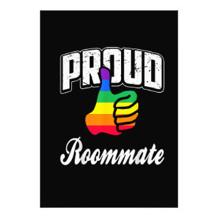 Mitbewohner Gay Pride Fotodruck