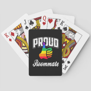 Mitbewohner Gay Pride Spielkarten