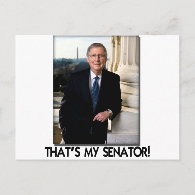 Mitch McConnell, der ist mein Senator! Postkarte (Vorderseite)