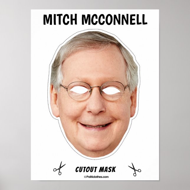MITCH MCCONNELL Halloween Mask Poster (Vorne)