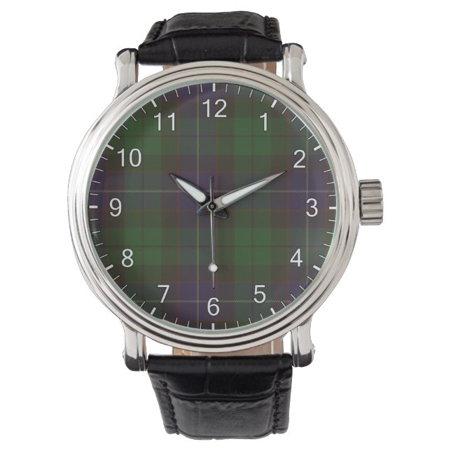 Mitchell Clan Tartan Armbanduhr (Vorderseite)