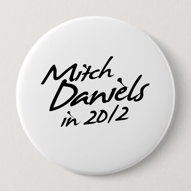 MITCHELL DANIELS 2012 Autogramm Button (Vorderseite)