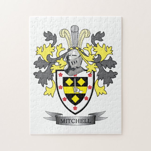Mitchell Familienwappen-Wappen (Vertikal)