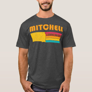 Mitchell South Dakota Vintag Distressed Souvenir T-Shirt