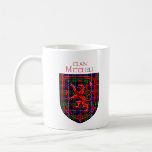Mitchell Tartan Scottish Kariert Lion Rampant Kaffeetasse
