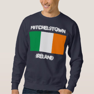 Mitchelstown, Irland mit irischer Flagge Sweatshirt