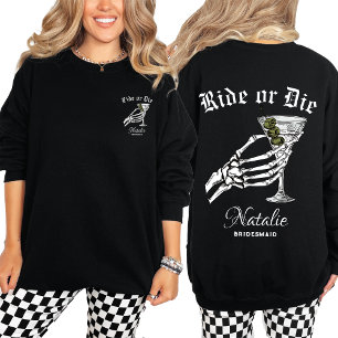 Mitfahren oder Sterben, bis der Tod uns feiert Jun Sweatshirt
