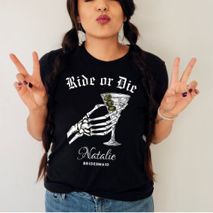 Mitfahren oder Sterben, bis der Tod uns feiert Jun T-Shirt