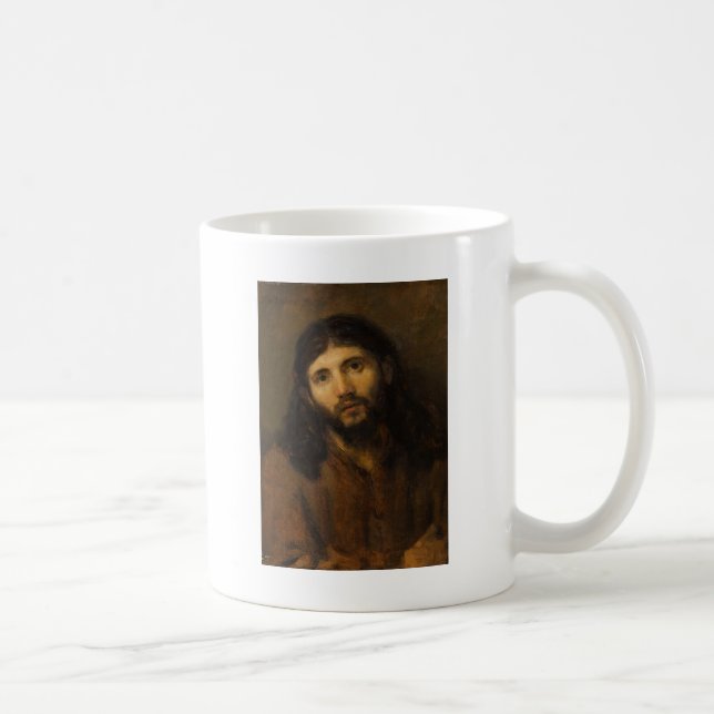 Mitgefühl Augen Jesus Kaffeetasse (Rechts)