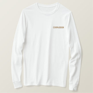 Mitgefühl Besticktes Langarmshirt