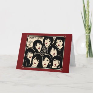 Mitgefühl gibt es on_Greeting Card Karte