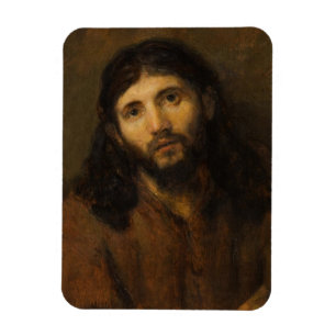 Mitgefühl im Gesicht Jesu Magnet