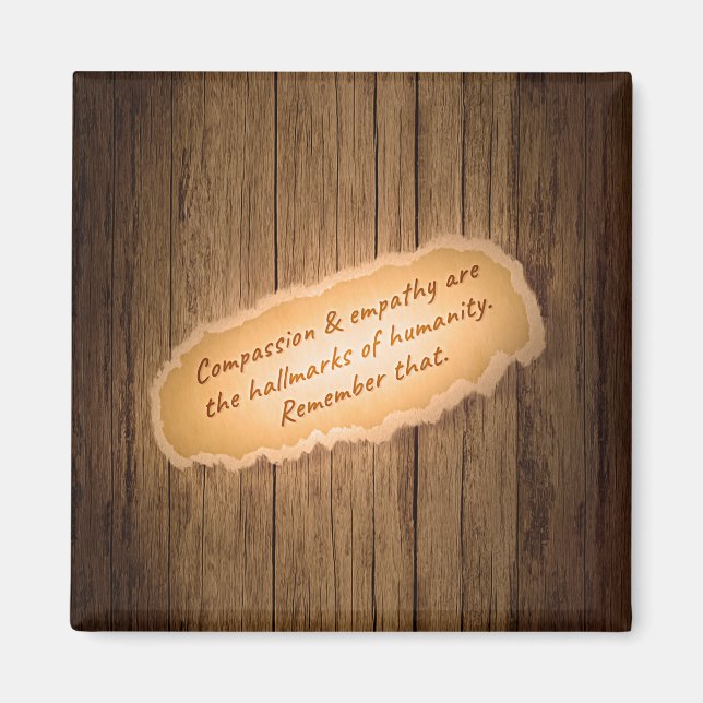 Mitgefühl und Empathie sind die Markenzeichen der  Magnet (Vorne)