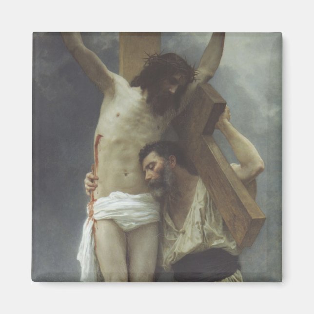 Mitgefühl von William Bouguereau Magnet (Vorne)