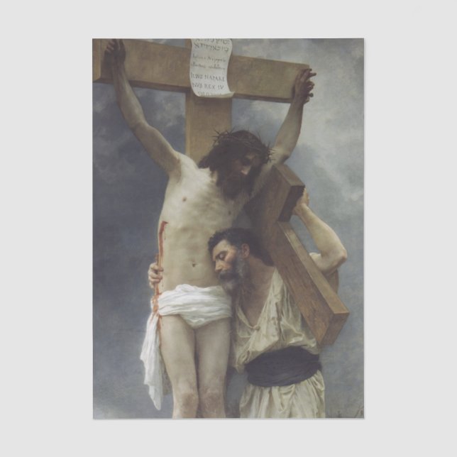 Mitgefühl von William Bouguereau Seidenpapier (Vorderseite)