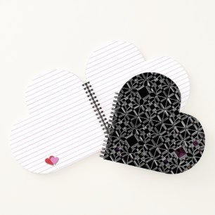 Mitgemacht am Crossroads Heart Shaped Notebook Notizbuch
