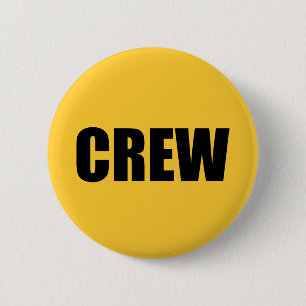 Mitglied der Crew - Team-Mitarbeiter Button