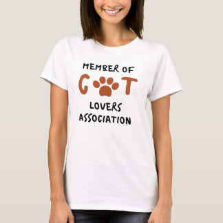 Mitglied der Katzenliebhaber-Vereinigung T-Shirt