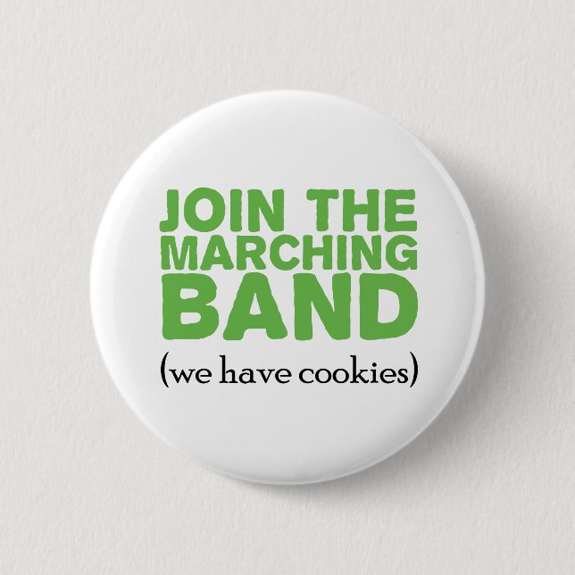 Mitglied der Marching-Band Button (Vorderseite)
