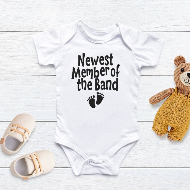 Mitglied der neuesten Band, Baby Showgeschenk, Mus Strampler (Von Creator hochgeladen)