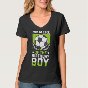 Mitglied des Boy Soccer Bday Teams T-Shirt