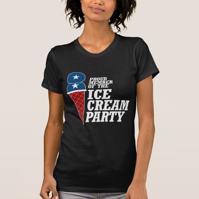 Mitglied des Eiscreme-Party -.png T-Shirt (Vorderseite)