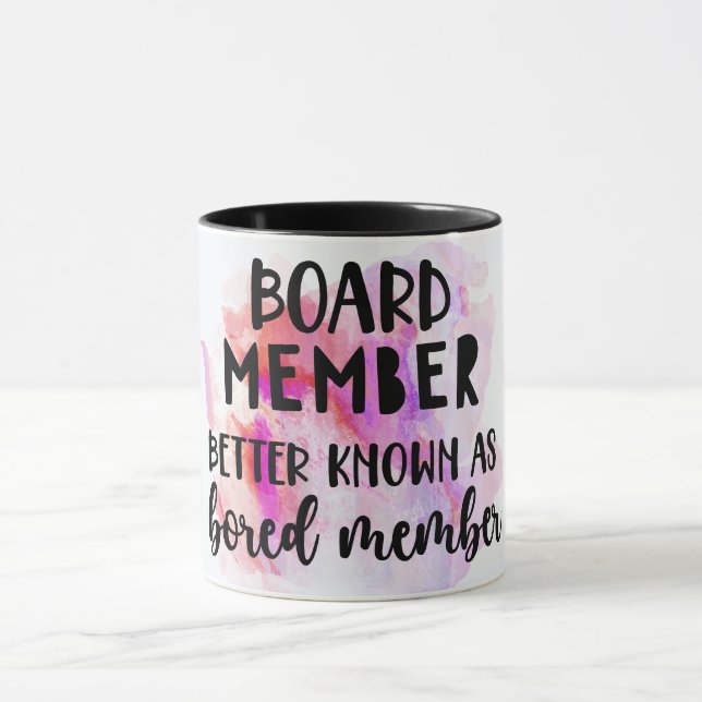 Mitglied des "Funny Board"/gelangweiltes Mitglied Tasse (Zentrum)