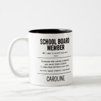 Mitglied des personalisiert School Board Funny