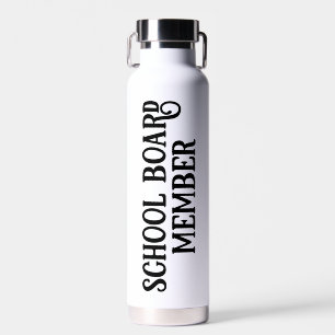 Mitglied des personalisiert School Board Trinkflasche