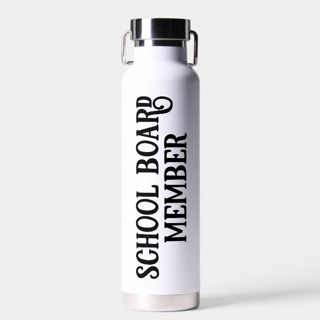 Mitglied des personalisiert School Board Trinkflasche (Vorne)