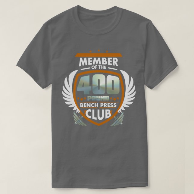 Mitglied des Presseclub 400 Pfund  T-Shirt (Design vorne)