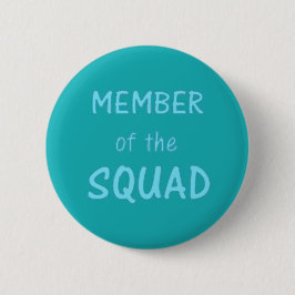 Mitglied des Squad Button ~ Aquamarin