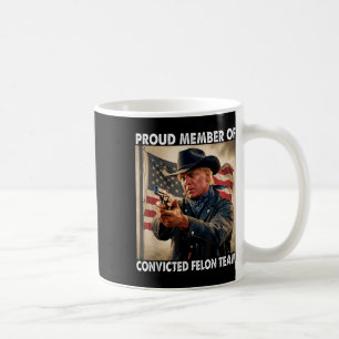 Mitglied des verurteilten Felon-Teams Donald Trump Kaffeetasse