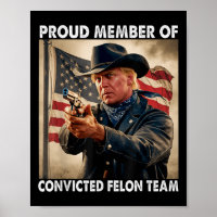 Mitglied des verurteilten Felon-Teams Donald Trump