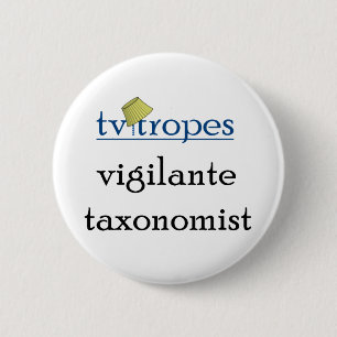 Mitglied einer Bürgerwehrtaxonomist-Knopf Button