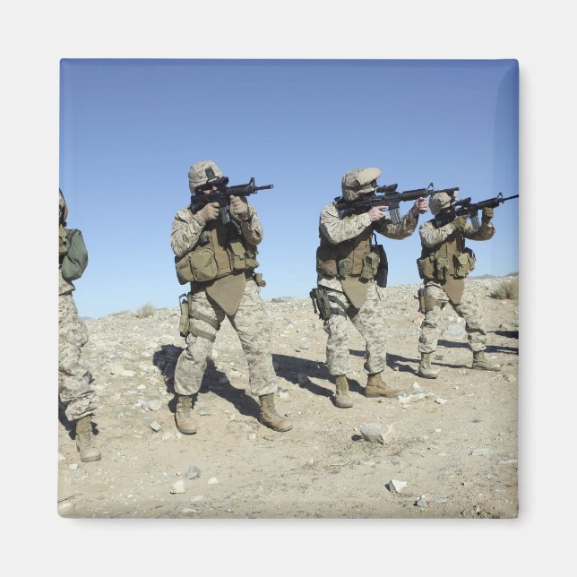 Mitglieder des militärischen Übergangsteams Magnet (Vorne)