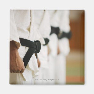 Mitglieder eines JudoDojo ausgerichtet Magnet