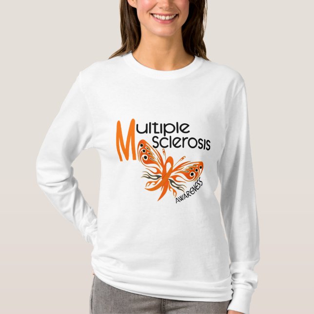 Mitgliedstaat-multiple Sklerose SCHMETTERLING 3,1 T-Shirt (Vorderseite)