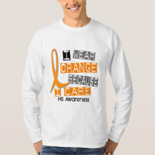 Mitgliedstaat-multiple Sklerose trage ich Orange, T-Shirt