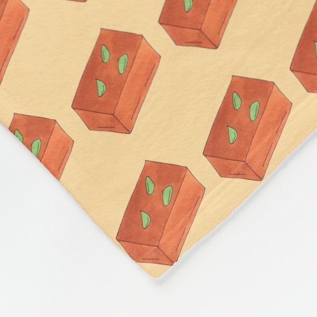 Mithai Indian Süßigkeiten Süßwaren Mysore Pak Fleecedecke (Ecke)