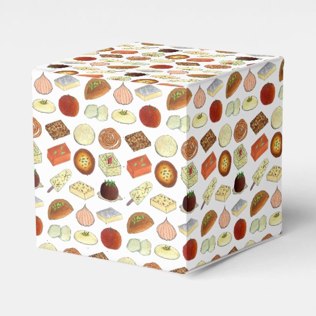 Mithai Indian Süßigkeiten Süßwarengetränke Indien Geschenkschachtel (Vorderseite)