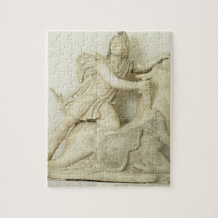Mithras, das den Stier, Marmorentlastung, römisch