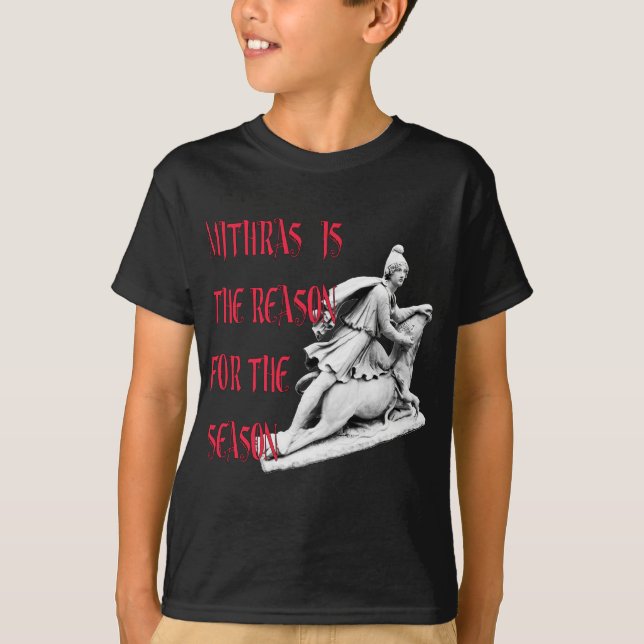 Mithras ist der Grund während der Jahreszeit T-Shirt (Vorderseite)