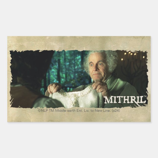 MITHRIL™ RECHTECKIGER AUFKLEBER (Vorderseite)