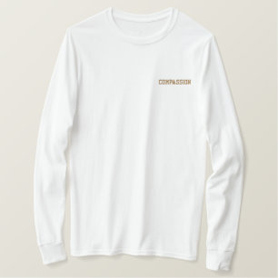 Mitleid Besticktes Langarmshirt
