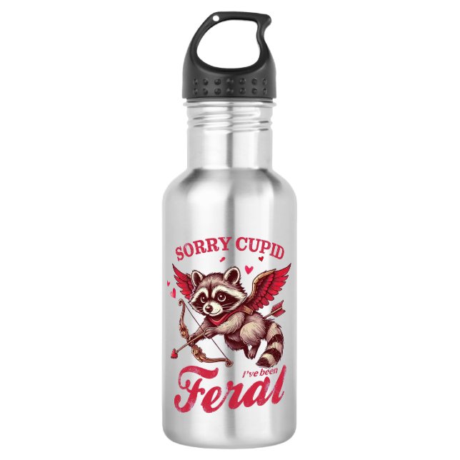 mitleidlicher Cupi Edelstahlflasche (Vorderseite)