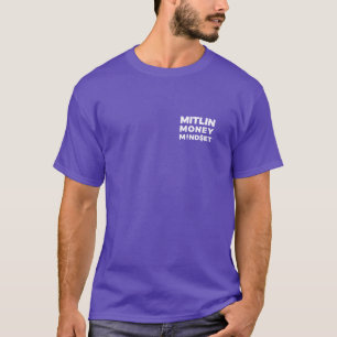 MITLIN MONEY MINDSET T - Shirt Kleines weißes Log