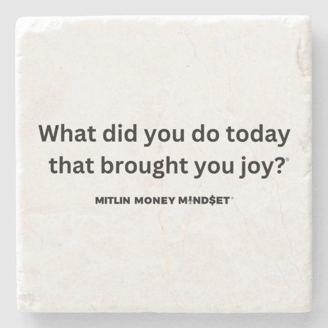 Mitlin Money Mindset Untersetzer (Vorderseite)